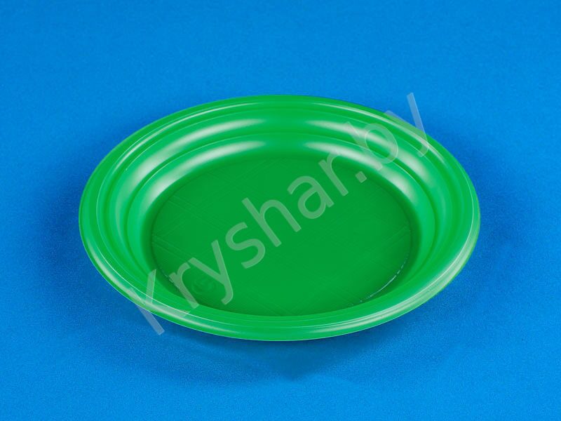 Тарелка диаметром 165 мм зеленая
