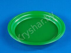 Тарелка диаметром 205 мм зеленого цвета