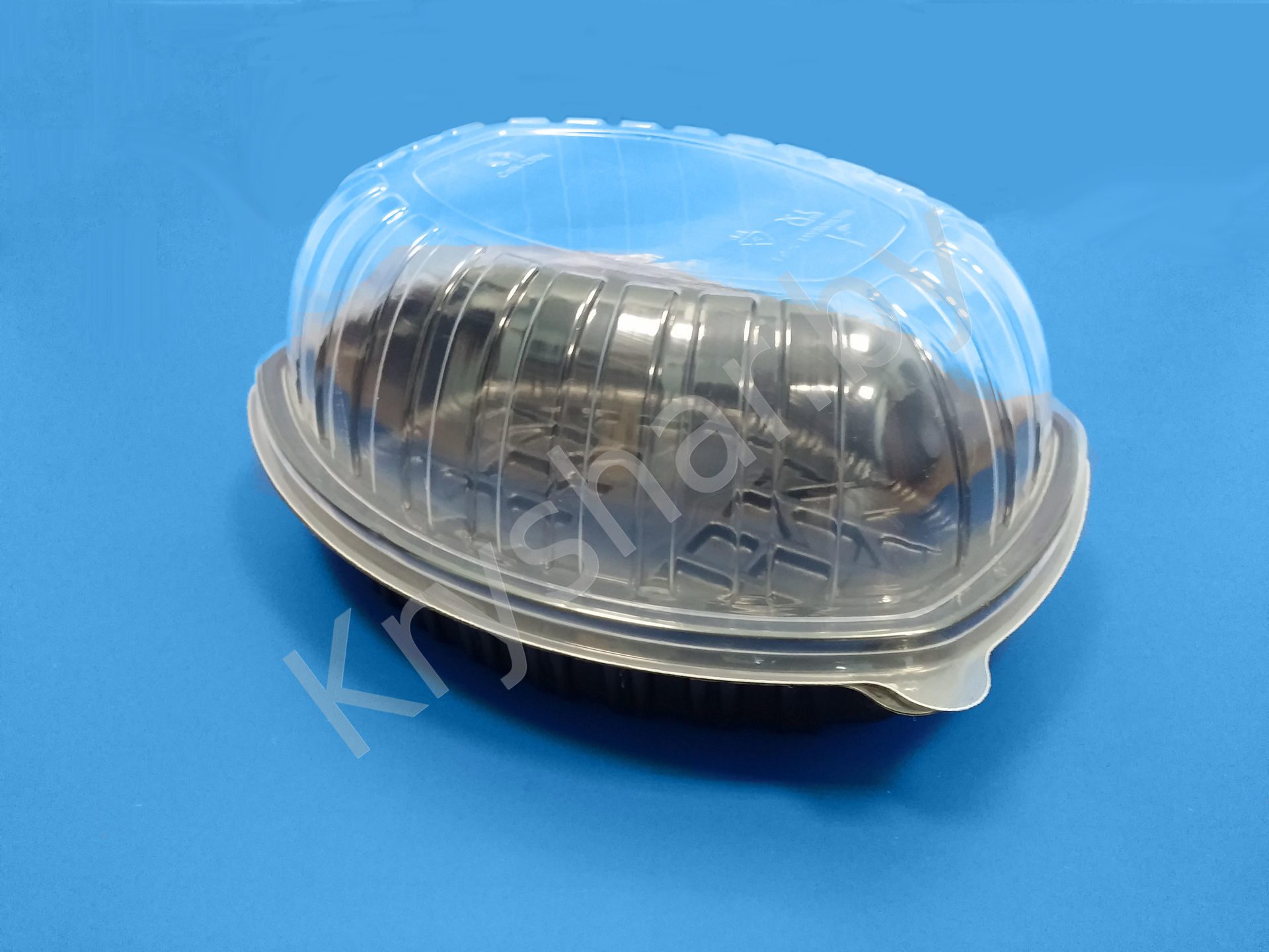 Контейнер ланч-бокс СпК-258К черный (для курицы)